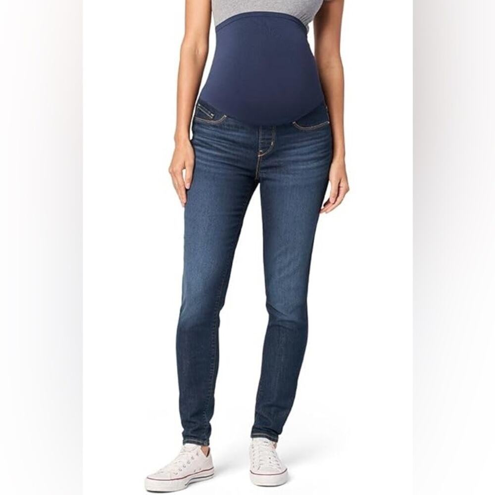 Hudson Maternity Jeans Full Belly Panel Stretchy Classic skinny Sz 25